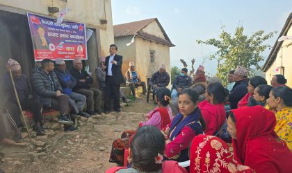 पाण्डेयको घरदैलो अभियान तीव्र