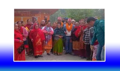 पाल्पा-२ मा डा. थापाको घरदैलो कार्यक्रम, खानेपानी र सडक समस्या समाधानमा जोड