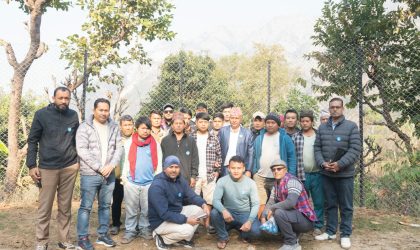 आज तिनाउका बासिन्दासँग थापाको प्रत्यक्ष संवाद